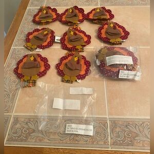 Turkey Silverware Holders 12 Available